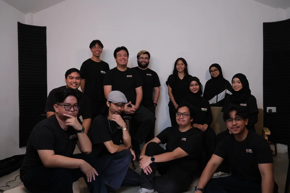 The New Wave Films team together